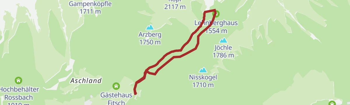 Route map: Lehnberghaus